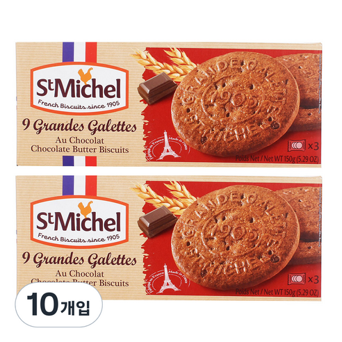 생미쉘 그란데 초코 갈라떼 비스켓, 150g, 10개입