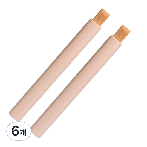 에이블 파스텔 칫솔 케이스 핑크, 42g, 6개
