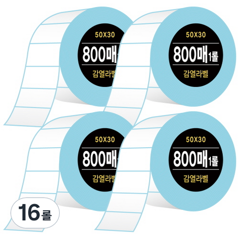 다다 감열라벨 800매, 16롤