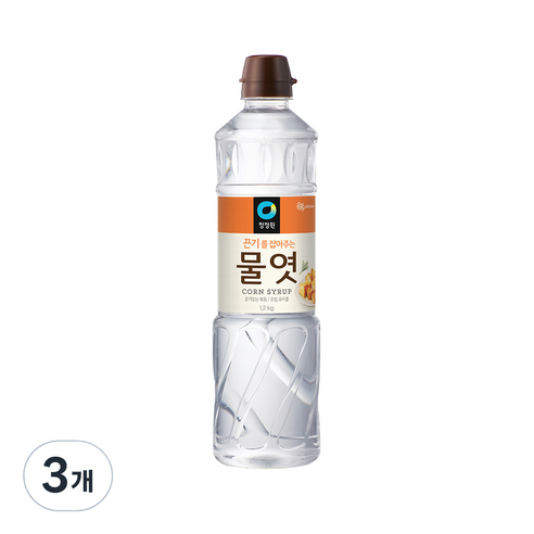 대상 청정원 물엿, 1.2kg, 3개