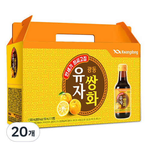 광동제약 유자쌍화, 150ml, 50개