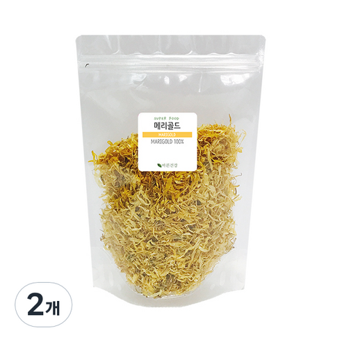 바른건강 메리골드 꽃잎차, 80g, 1개입, 2개