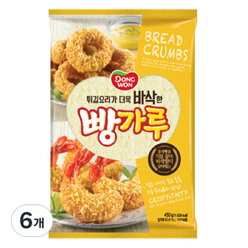 동원 빵가루, 6개, 450g