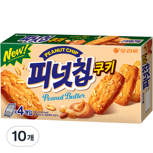 피넛칩쿠키, 256g, 2개