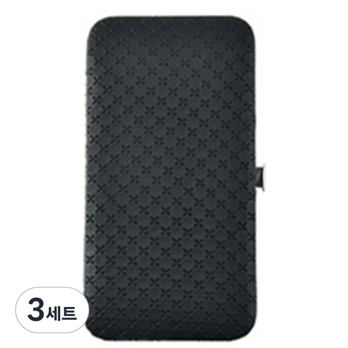 마켓A 네일케어 손톱깎이 19종 세트, 3세트, 블랙