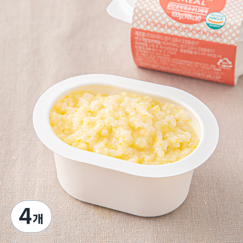 얌이밀 초중기 1.5단계 만6~7개월 이유식, 100g, 4개, 혼합맛(닭고기/단호박/옥수수)