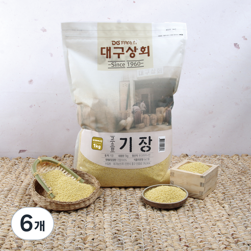 대구상회 고소한 기장, 1kg, 6개