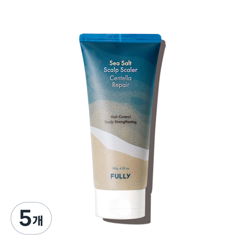 풀리 씨솔트 두피 스케일러 센텔라 리페어, 5개, 180g