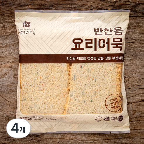 영자어묵 반찬용 요리어묵, 1kg, 4개