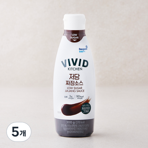 비비드키친 저당 짜장소스, 300g, 5개