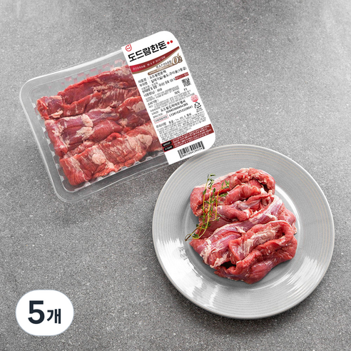 도드람한돈 1등급 갈매기살 구이용 (냉장), 300g, 5개