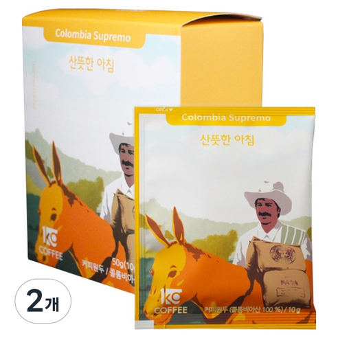 일킬로커피 산뜻한 아침 드립백 커피, 10g, 2개, 5개입