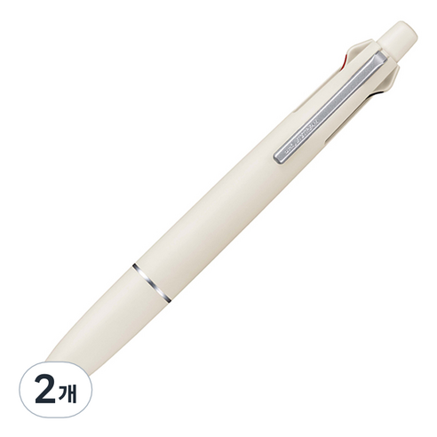제트스트림 라이트 터치 잉크 멀티펜 MSXE-LS 0.5mm, 멜로화이트, 2개