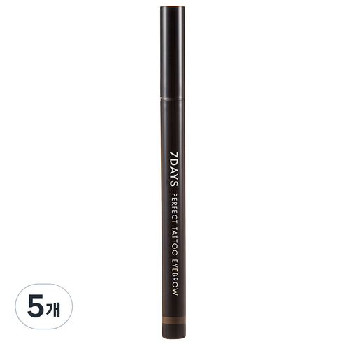 토니모리 7DAYS 퍼펙트 타투 아이브로우 틴트 0.4g, 03 브라운, 5개