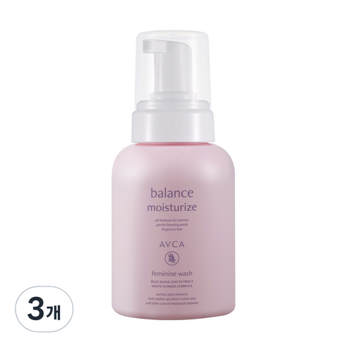 아브카 퓨어 앤 버블 약산성 여성청결제, 300ml, 3개