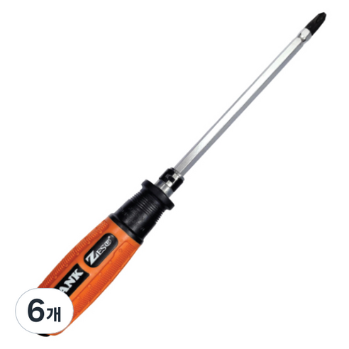 제스트 S2 자석 탱크 양용 함마 드라이버 5 x 100 mm Z-K2, 6개
