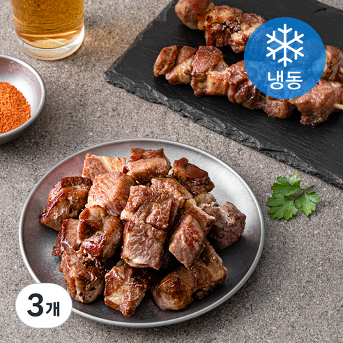 미식늑대 호주산 양고기 큐브 (냉동), 3개, 500g
