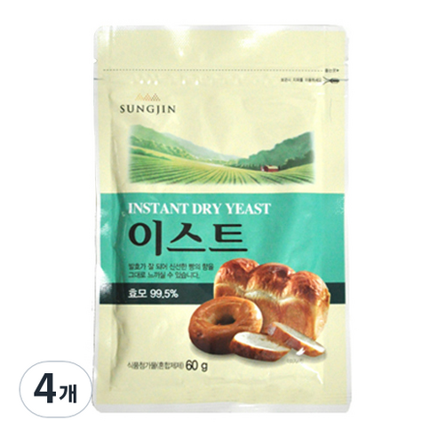 성진 이스트, 60g, 4개
