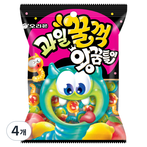 오리온 과일꿀꺽 왕꿈틀이