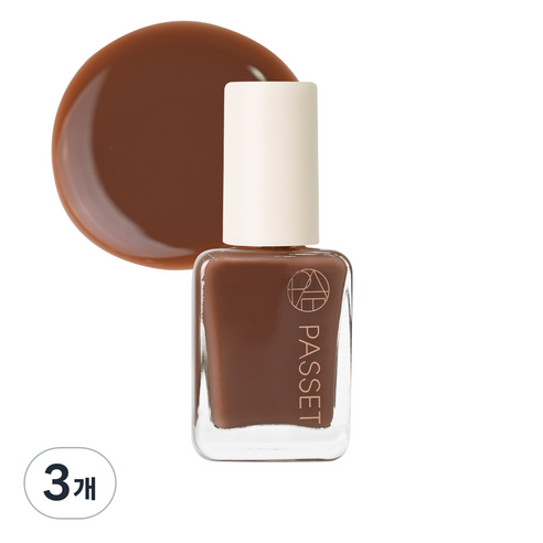 파셋 셀럽 네일컬러 폴리쉬 매니큐어 7ml, 23 웜브라운, 3개