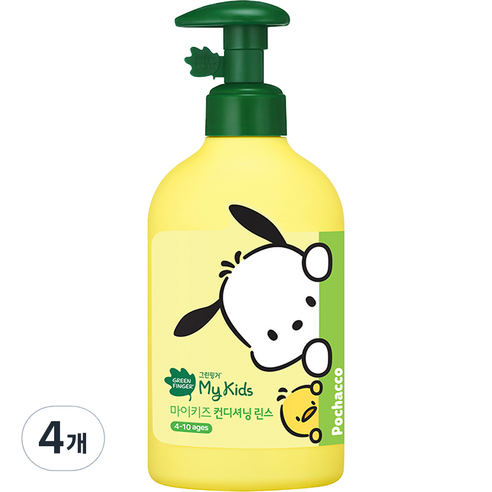 그린핑거 마이키즈 산리오 린스 과일향, 320ml, 4개