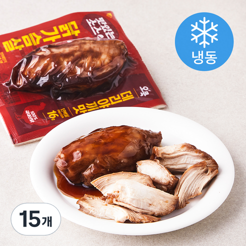 오쿡 맛있는 소스 닭가슴살 데리야끼맛 (냉동), 100g, 15개