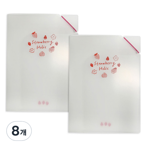 랑캣몰 부리 투포켓 파일, 스트로베리, 8개