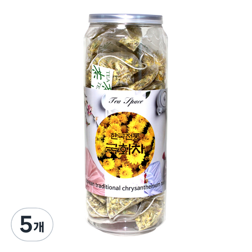 한국전통 국화차 티백, 1.3g, 20개입, 5개
