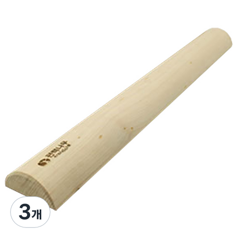 반봉 발지압 무옹이 편백나무 58cm 26-8, 3개, 혼합색상