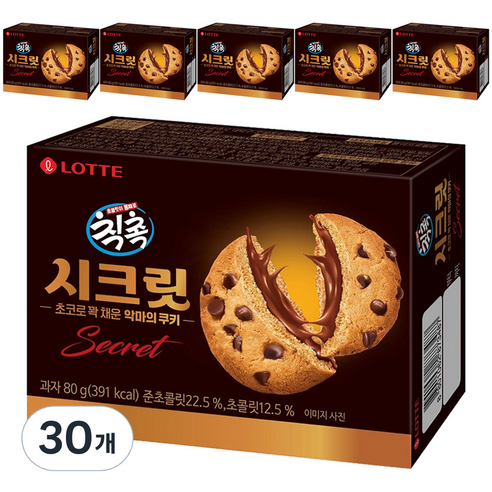 칙촉 시크릿, 80g, 30개
