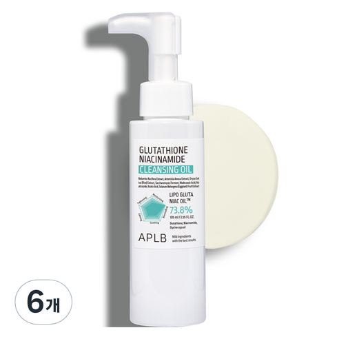 APLB 글루타치온 나이아신아마이드 클렌징 오일, 6개, 105ml