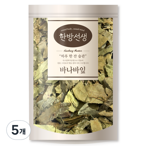 한방선생 잘게자른 건 바나바잎, 400g, 5개