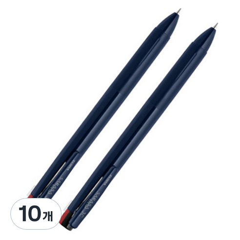 제브라 사라사 클립 3색 펜 0.5mm, 다크블루, 10개