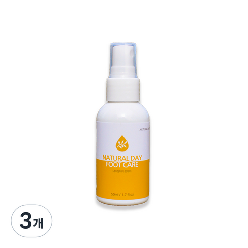 내추럴데이 풋케어 스프레이 50ml, 1개입, 3개