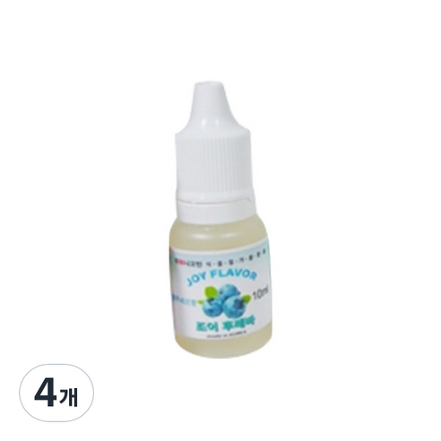 조이후레바 아로미조이 슬라임재료 10ml, 4개, 블루베리