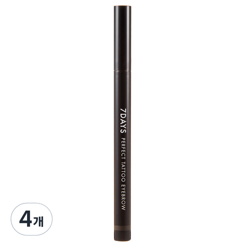 토니모리 7DAYS 퍼펙트 타투 아이브로우 틴트 0.4g, 04 다크브라운, 4개
