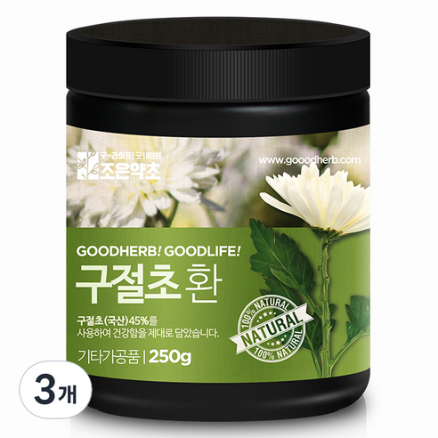 조은약초 프리미엄 구절초환, 1개, 250g