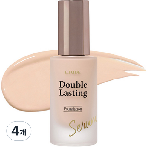 에뛰드 더블래스팅 세럼 스킨 파운데이션 30g, 바닐라 19N1, 4개
