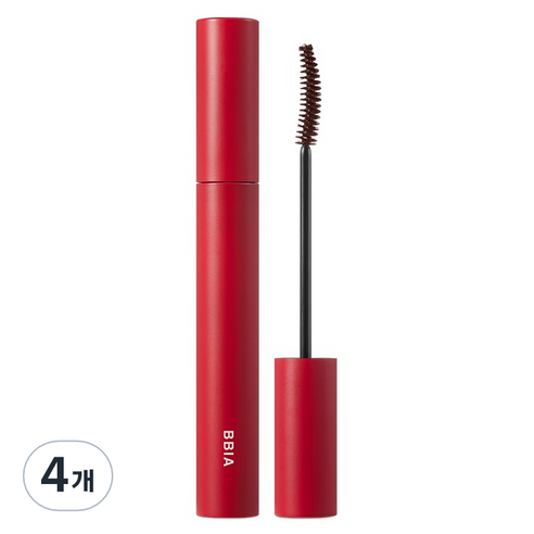 삐아 네버 다이 마스카라 익스트림 7g, 4개, 02 슈퍼 브라운