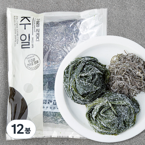주일 무결점 오독오독 쌈해초 쌈다시마 + 곰피 + 꼬시래기, 200g, 12봉