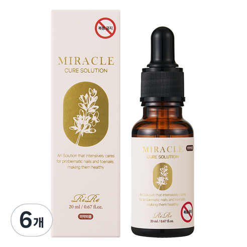 리르 미라클 큐어 솔루션, 6개, 20ml