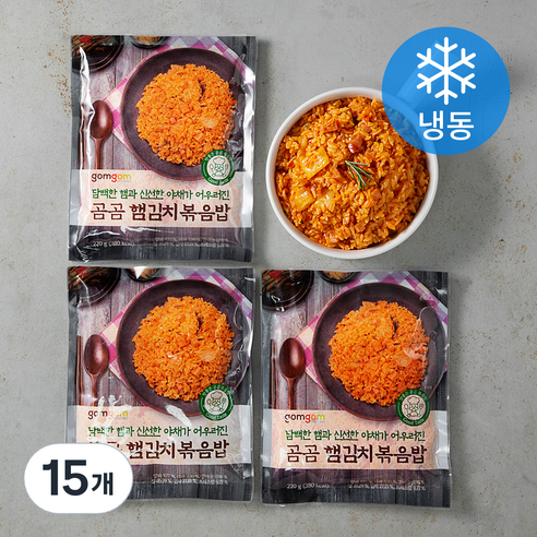 곰곰 햄김치볶음밥(냉동), 220g, 15개