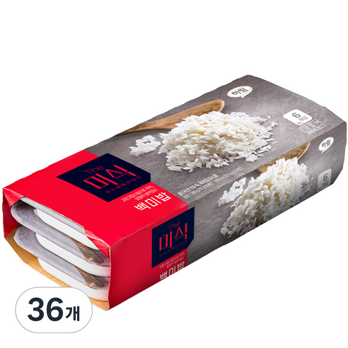 The미식 백미밥, 36개, 210g
