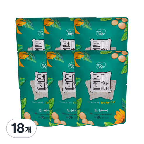 소이본 템페칩 크래커, 300g, 3세트