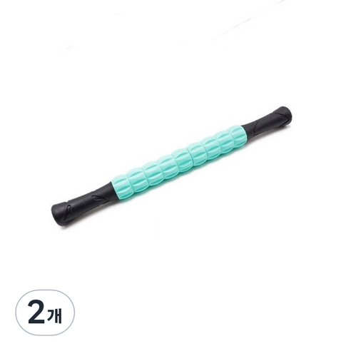 9절 마사지바 롤러스틱, 2개, 민트그린