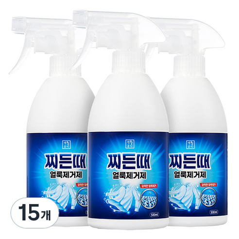 생활공식 찌든때 얼룩제거제, 500ml, 15개