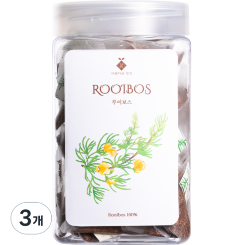 아름다운정성 허브티 루이보스 차, 30g, 1개입, 3개