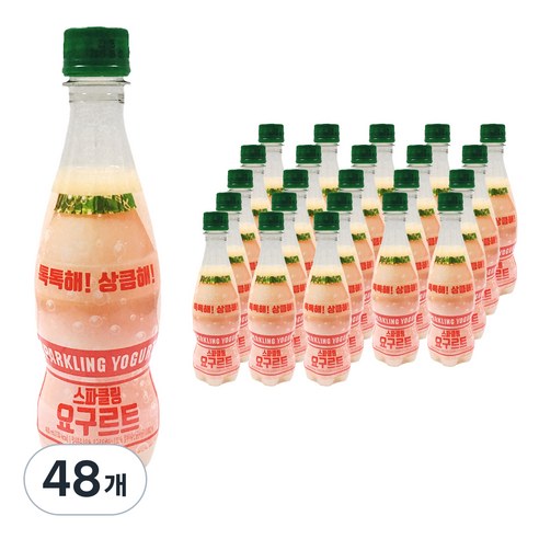 스파클링 요구르트, 400ml, 48개