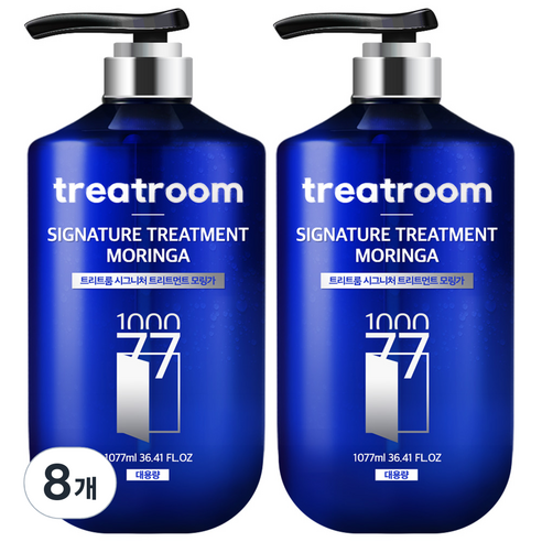 트리트룸 시그니처 대용량 딥퍼퓸 트리트먼트 모링가향, 1077ml, 8개