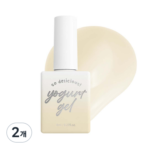 요거트네일 봄꽃엔딩 시럽 젤 8ml, 09 소야밀크, 2개